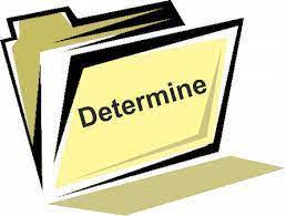 Determine