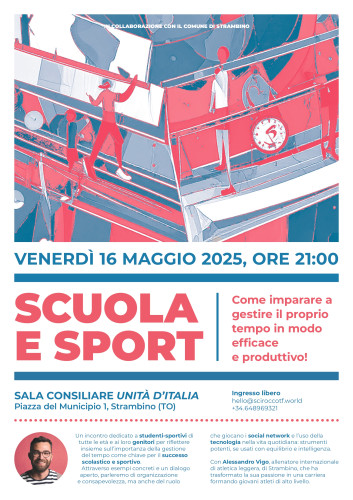 Scuola e sport: imparare a gestire il proprio tempo in modo efficace e produttivo